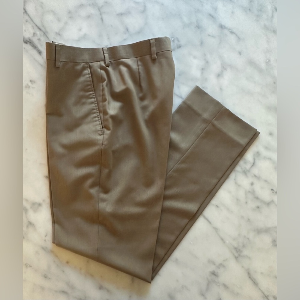 Lauren Ralph Lauren Solid Classic Flat Front Dress Pants - Boy’s Size 14R